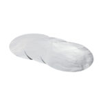 Aluminium foil sheets for laboratory use or packaging.