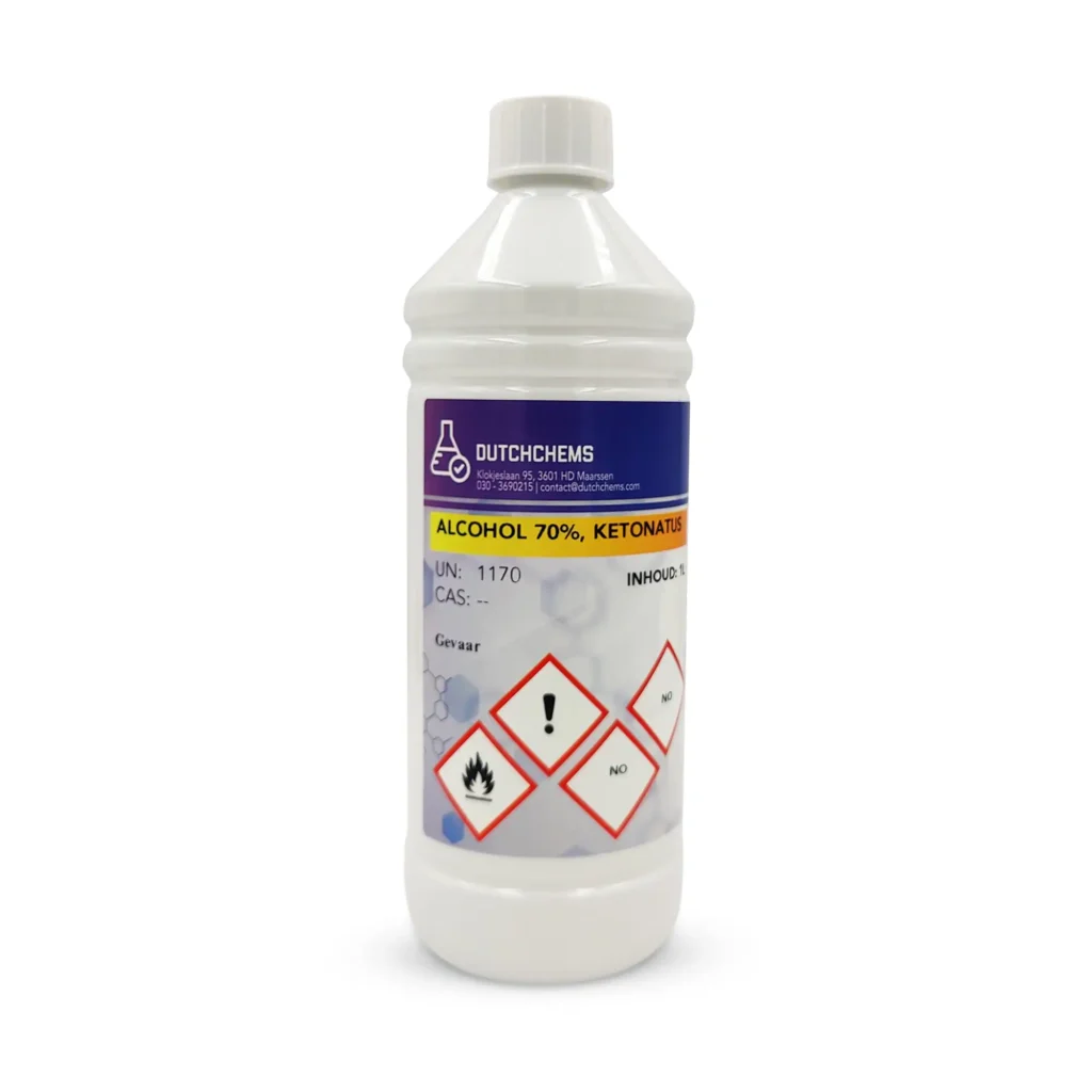 Ethanol alcohol 70% gedenatureerd 1 liter fles