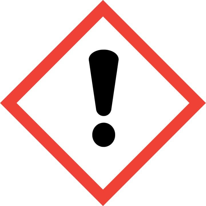GHS symbool voor irriterend.