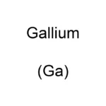 Afbeelding van het element Gallium (Ga)
