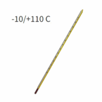 Thermometer, -10/+110 C, met spiritus gevuld