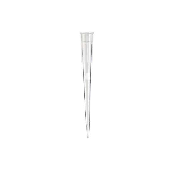 Precision plastic pipette tip for laboratory use, high accuracy, compatible with scientific testing.