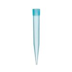 1. Microcentrifuge tube with blue cap for precise laboratory sample storage.