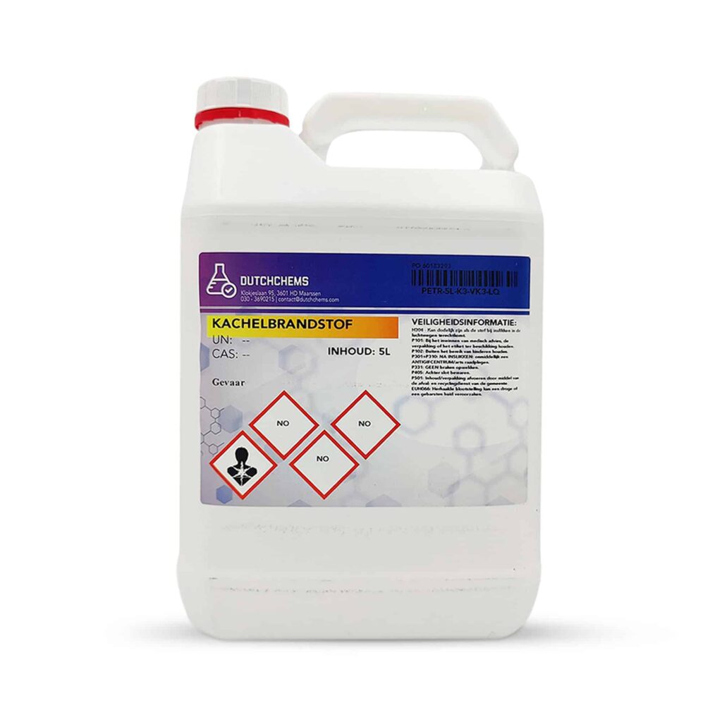 5L Jerrycan met kachelbrandstof geurarme petroleum
