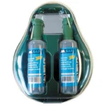 OXXA Bravis 5930 wandhouder met 2 oogspoelflessen van 500 ml en spiegeltje - Afbeelding 2