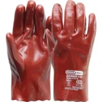 Rode PVC Handschoenen: Oliebestendige en beschermende werkhandschoenen in verschillende lengtes