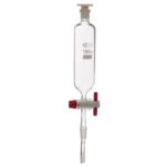 Druppeltrechter, cilindrisch, met PTFE-stopkraan