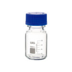 Laboratoriumfles met schaalverdeling GL45, borosilicaat 3.3