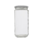 Glazen pot met schroefdeksel